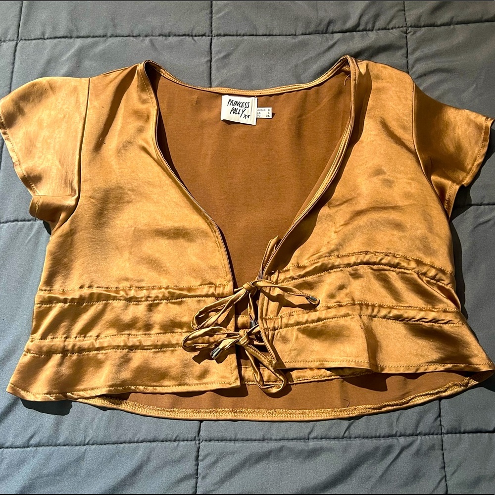 Princess Polly satin blouse